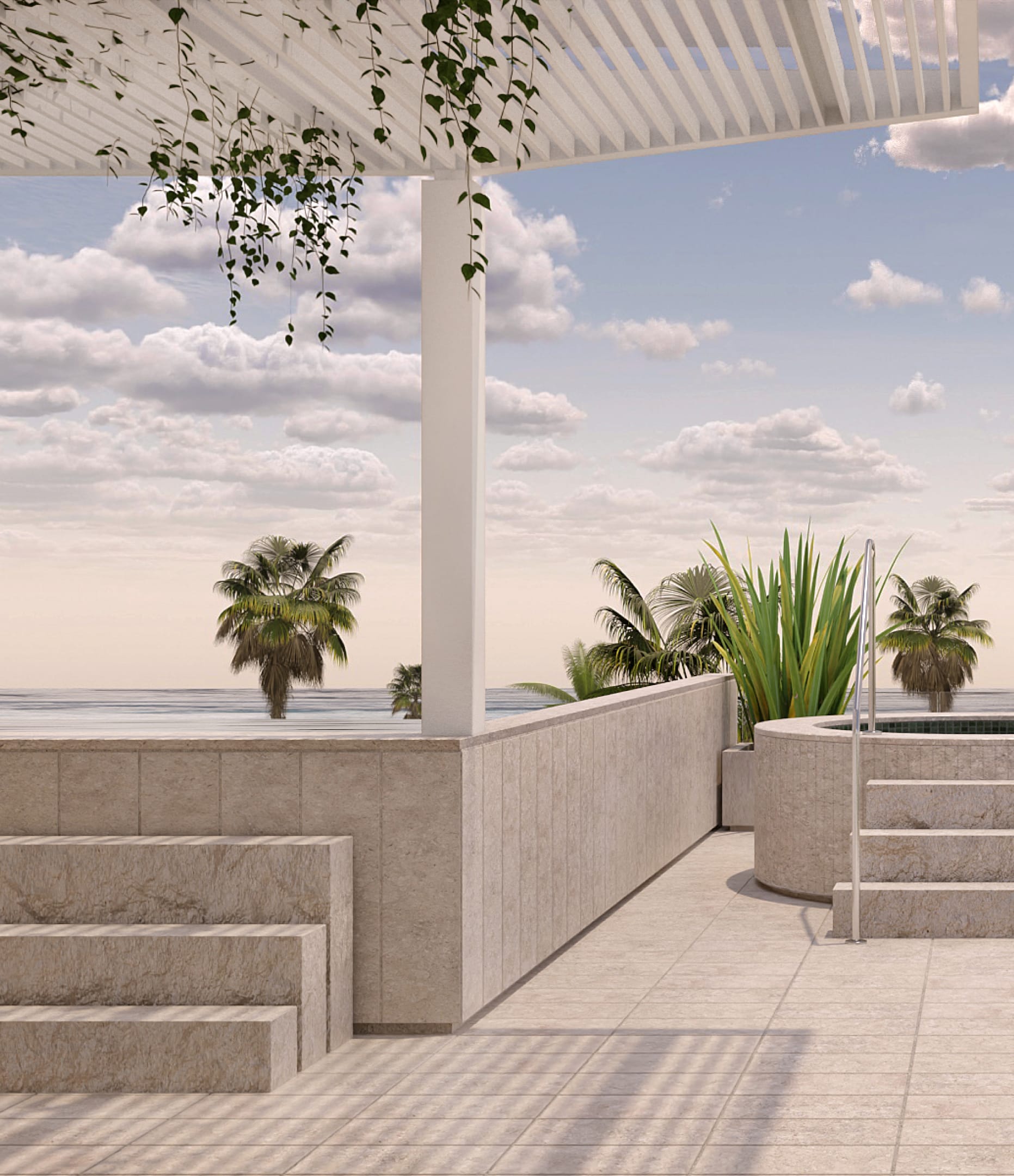 Infinity pool para adultos